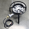 High Pressure LPG Burner kit + Needle Valve + HP Regulator - KegLand