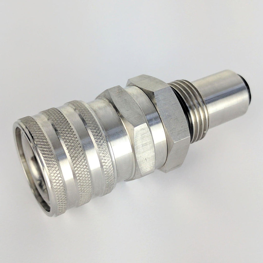 K-lok Female x 5/8 Male + 8mm Push In (Flooded Font Adaptor) - KegLand