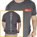 KegLand Striped Logo T-Shirt in Dark Grey - KegLand