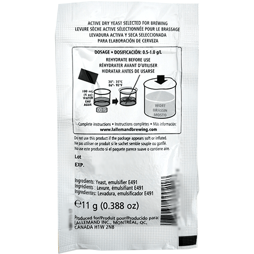 LalBrew Premium Series - BRY-97 Yeast x 11g (American West Coast Ale) - KegLand