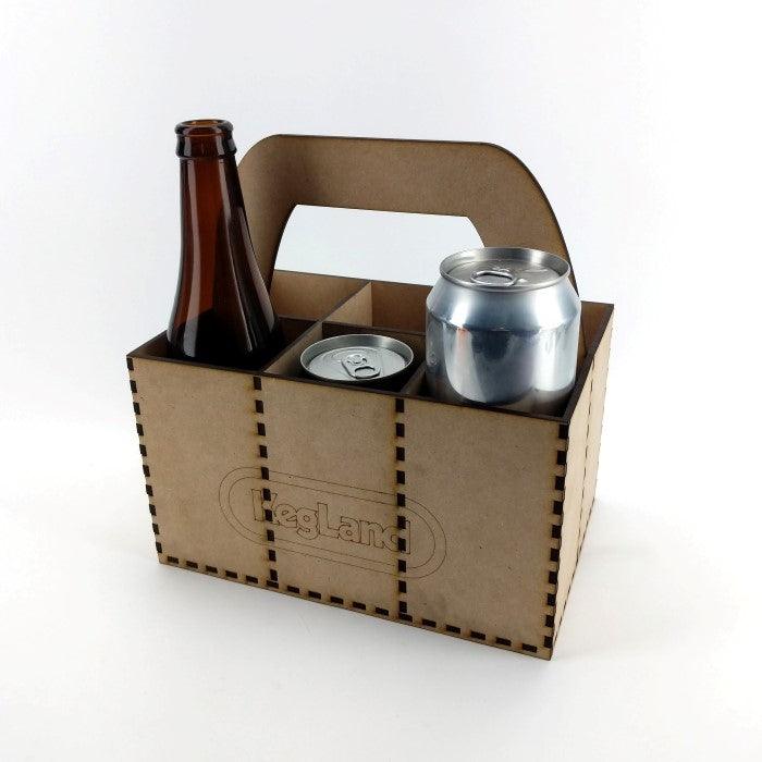 LaserCut - 6 Pack Flat Packed Laser Cut Can/Bottle Holder - KegLand