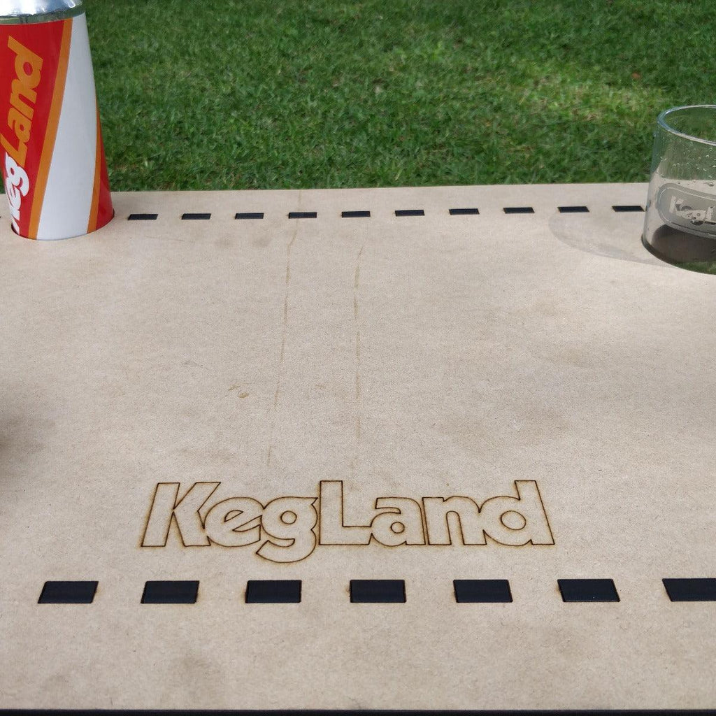 LaserCut - Mini Folding/Foldable Summer Picnic Table - MDF 60cm x 40cm - KegLand