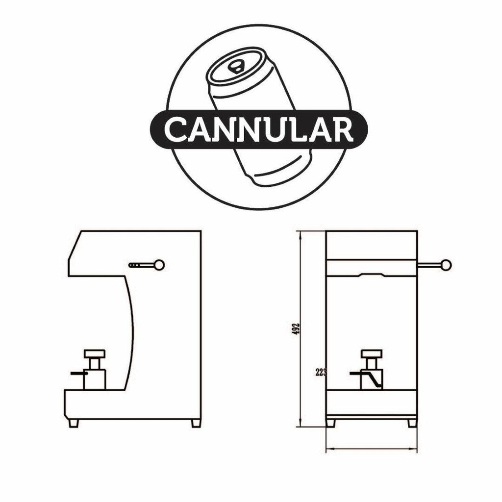 Manual Cannular - DC Canning Machine-24V - KegLand