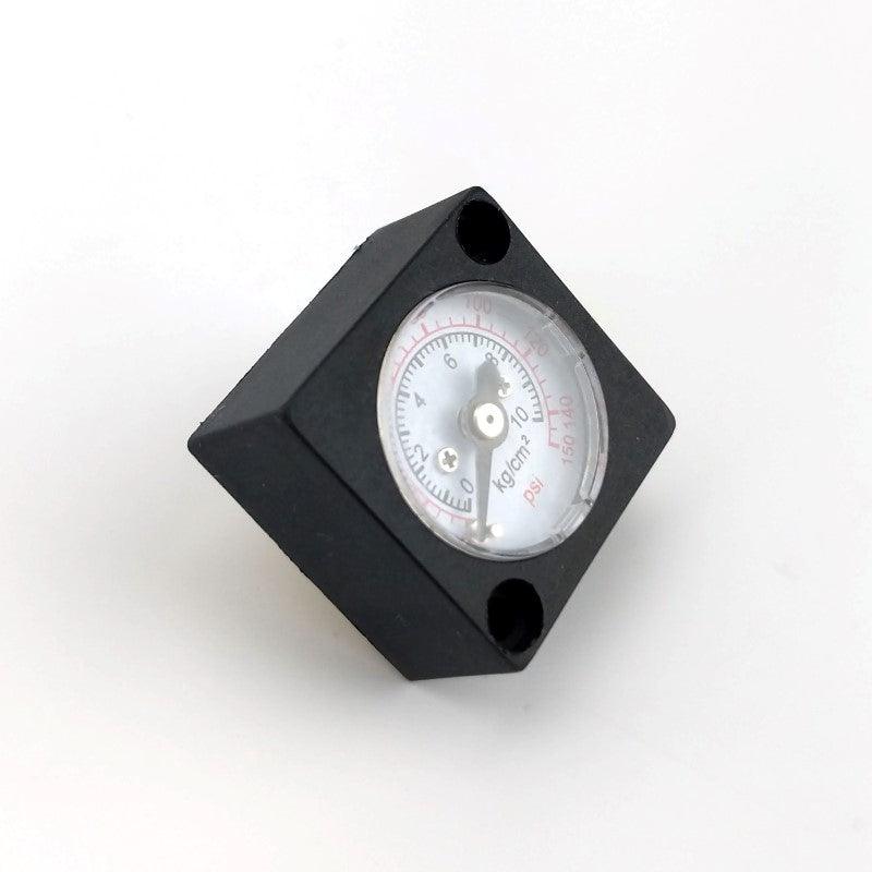 Mini gauge 27mm x 27mm x 8mm Radial Stem - 0-15psi - KegLand