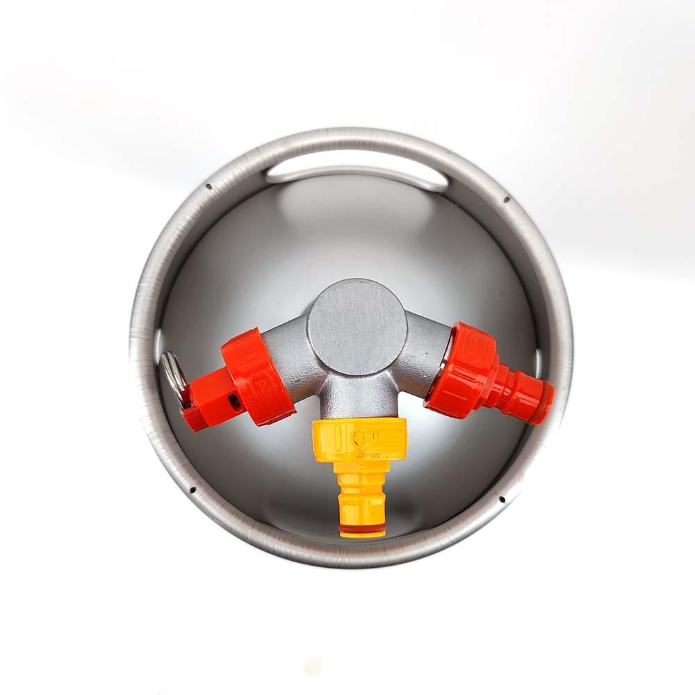 Mini Keg SS Low Profile Ball Lock Tapping Head Kit - KegLand