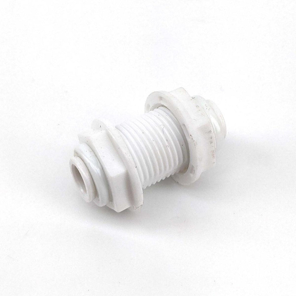 monotight - 6.35mm (¼') Female x 6.35mm (¼') Female Bulkhead with Locknut - KegLand