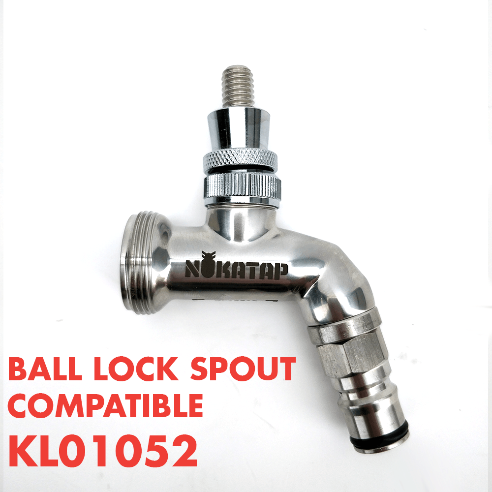 Nukatap - Raw Stainless Cast - KegLand
