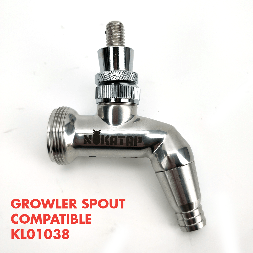 NUKATAP SS - Punisher Edition (Black Tap with SS Spout) - KegLand