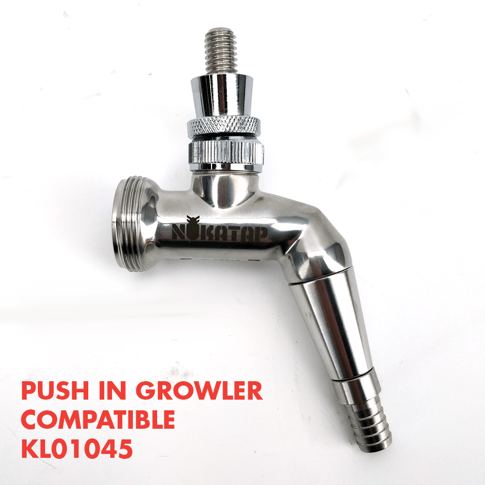 NUKATAP SS - Punisher Edition (Black Tap with SS Spout) - KegLand