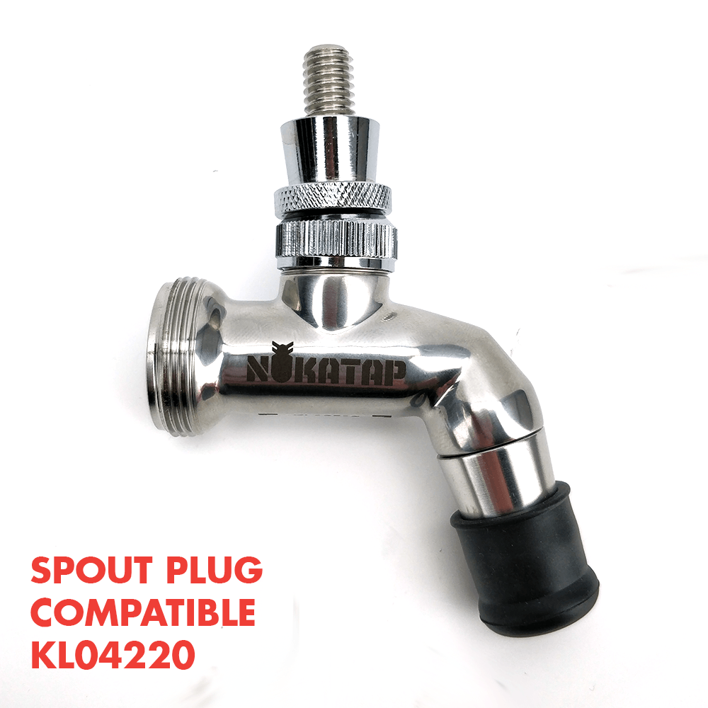NUKATAP SS - Punisher Edition (Black Tap with SS Spout) - KegLand