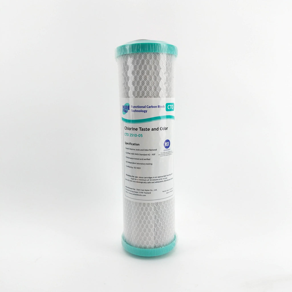 Pure Coconut Carbon Block Water Filter 5 Micron 10inch GT4-7CTO (CTO 2510-05) - KegLand