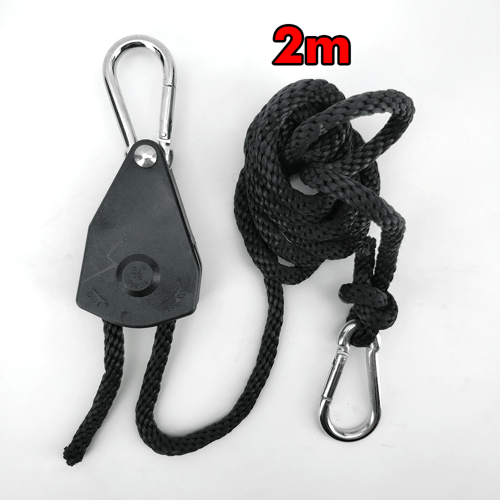 Ratchet Pulley 3/8' Rope 113kg (250lb) Rating (Discontinued) - KegLand