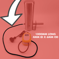Replacement Black Silicone Hose for Smoke Generator 1M (4mm x 6mm) - KegLand