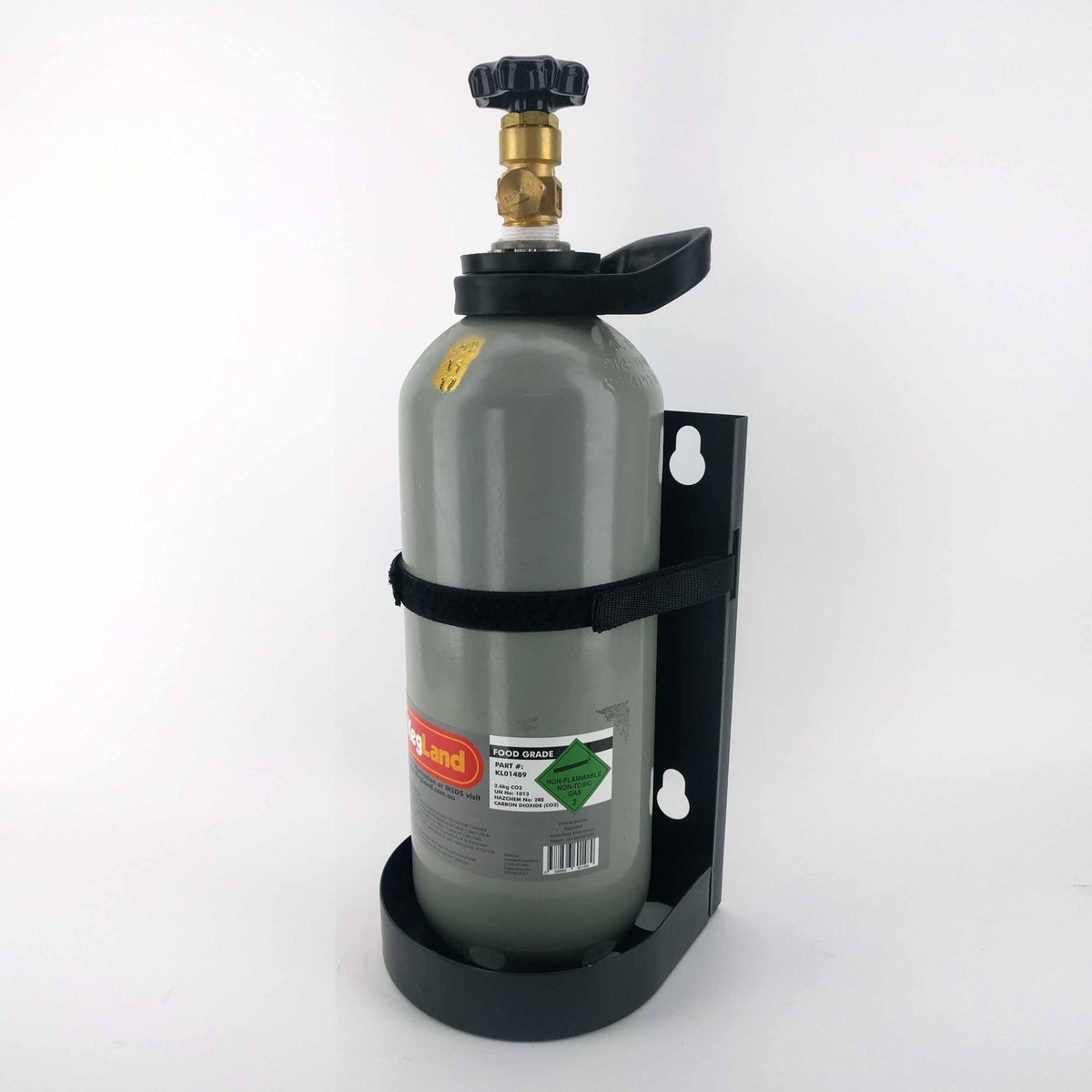 CO2 Cylinder Bracket Holder - Wall Mounted Cylinder - High Pressure ...