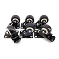 Series X Plus - Replacement Rubber Castor Wheel (6/set including 2 with brake) - KegLand