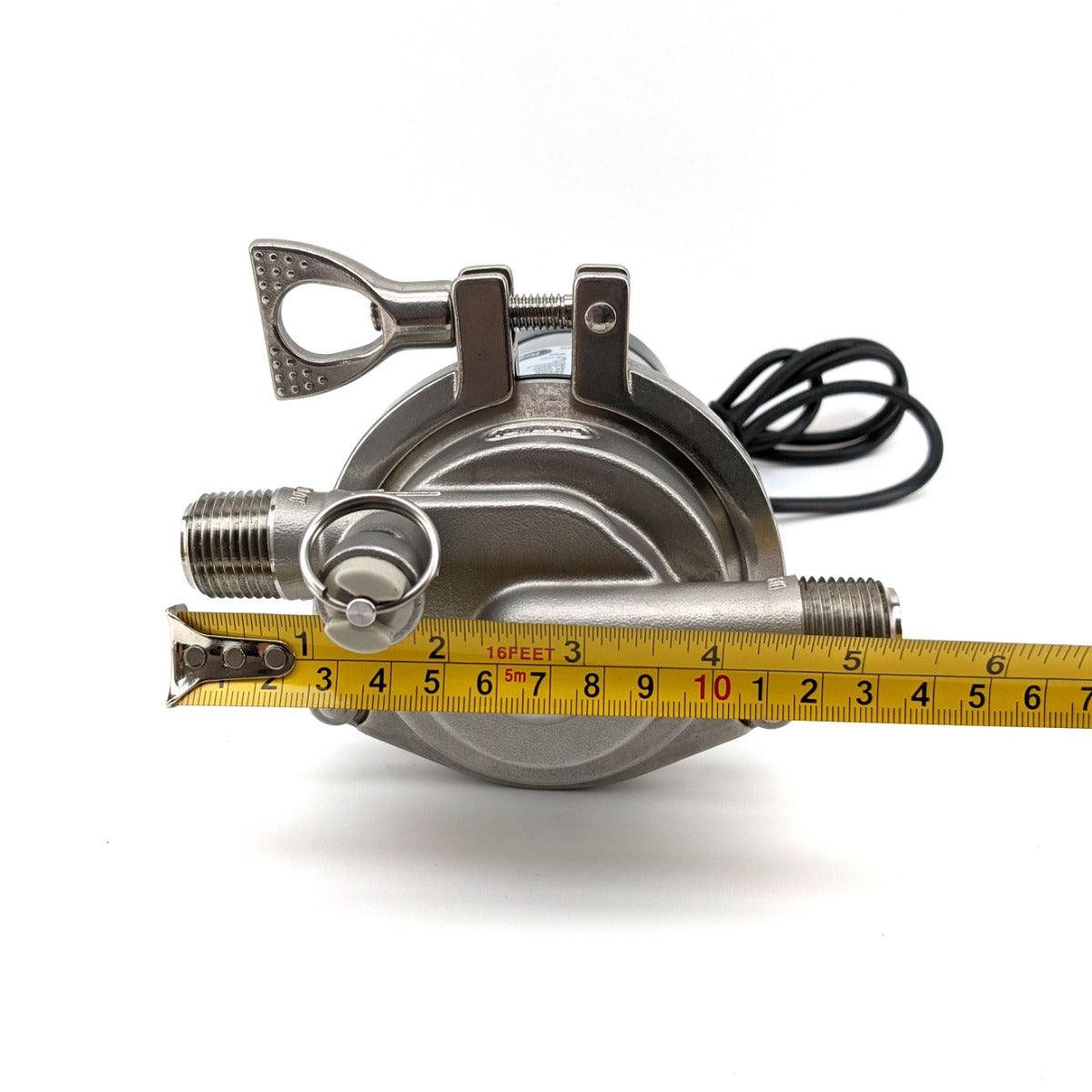 TC Breakdown - 3 Inch Tri-Clover Stainless Steel Pump - 25w Magnetic Pump - Inline (220-240v) - KegLand