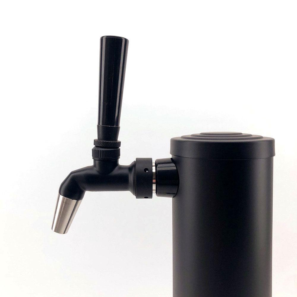 Triple Tap Black Phantom Font Kit with duotight Short shank and Black handle (Without Tap) - KegLand