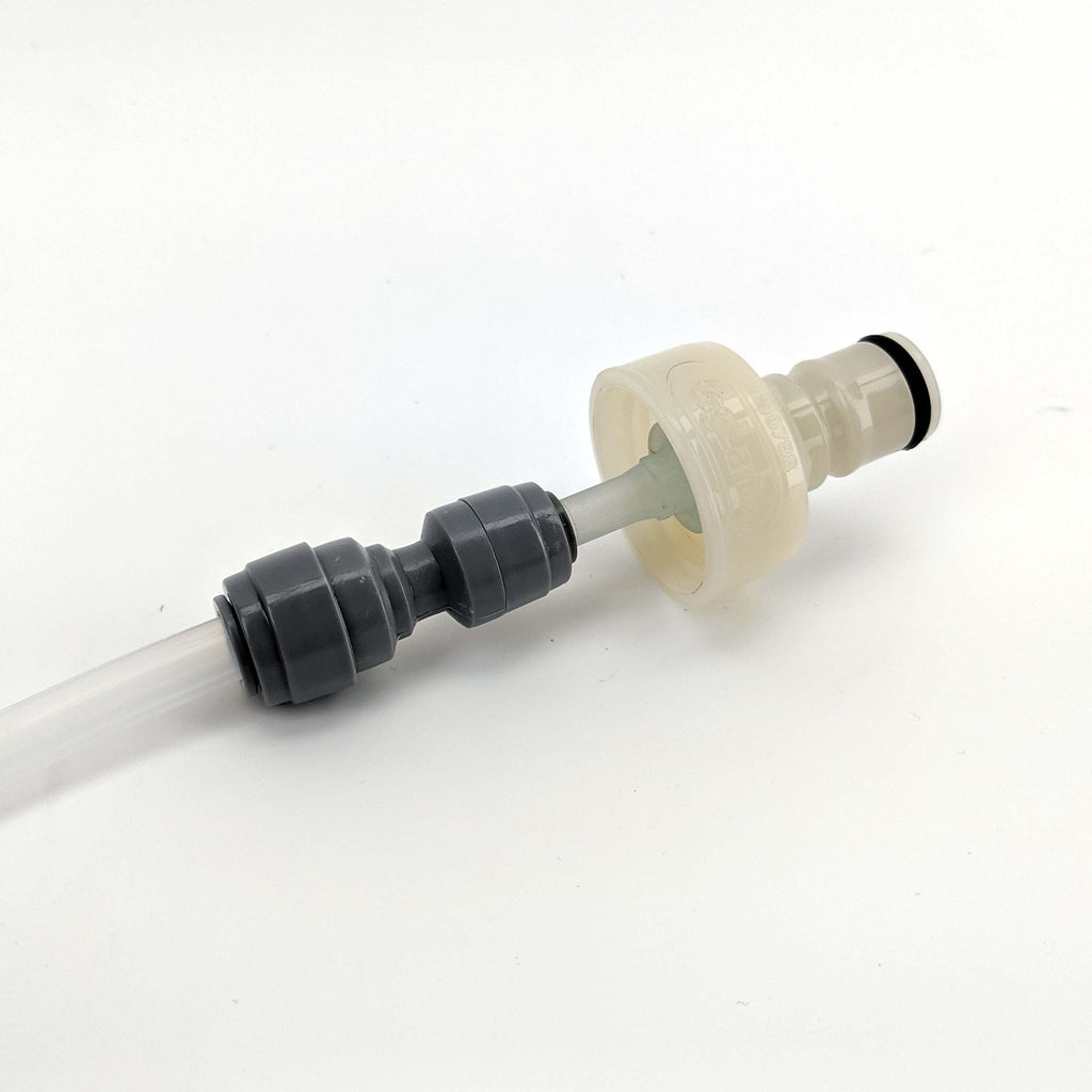 6.35mm x 8mm duotight reducer on early generation carbonation cap.