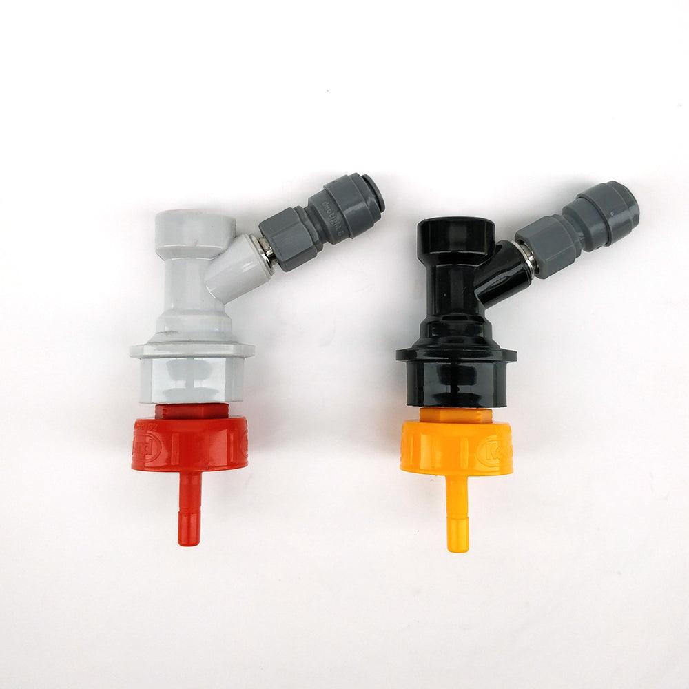 YELLOW - FermZilla Liquid/Gas Post Plastic Carbonation Cap - KegLand